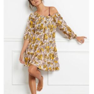 Daily Practice by Anthropologie Women's Size XS Multi Floral Mollie Tunic Dress